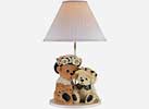 Mother and Daughter Bear  Lamp LC108