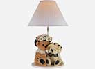 Mother and Daughter Bear  Lamp LC108