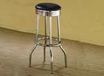 Comfort and Style Retro Black Barstool