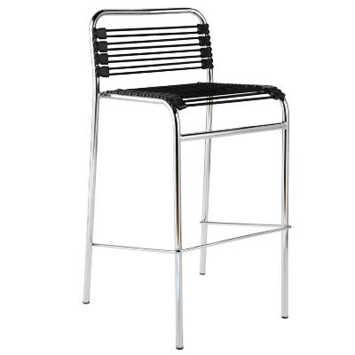 Beetle Bar Stool Black Chrome