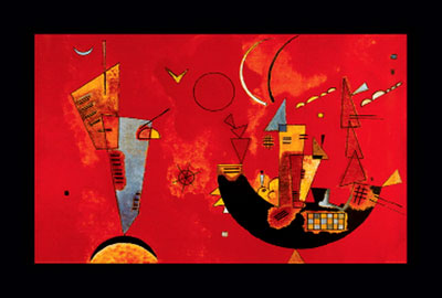 Mit und Gegen Painting by Wassily Kandinsky