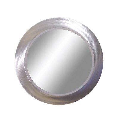Roundy Wall Mirror-Aluminum