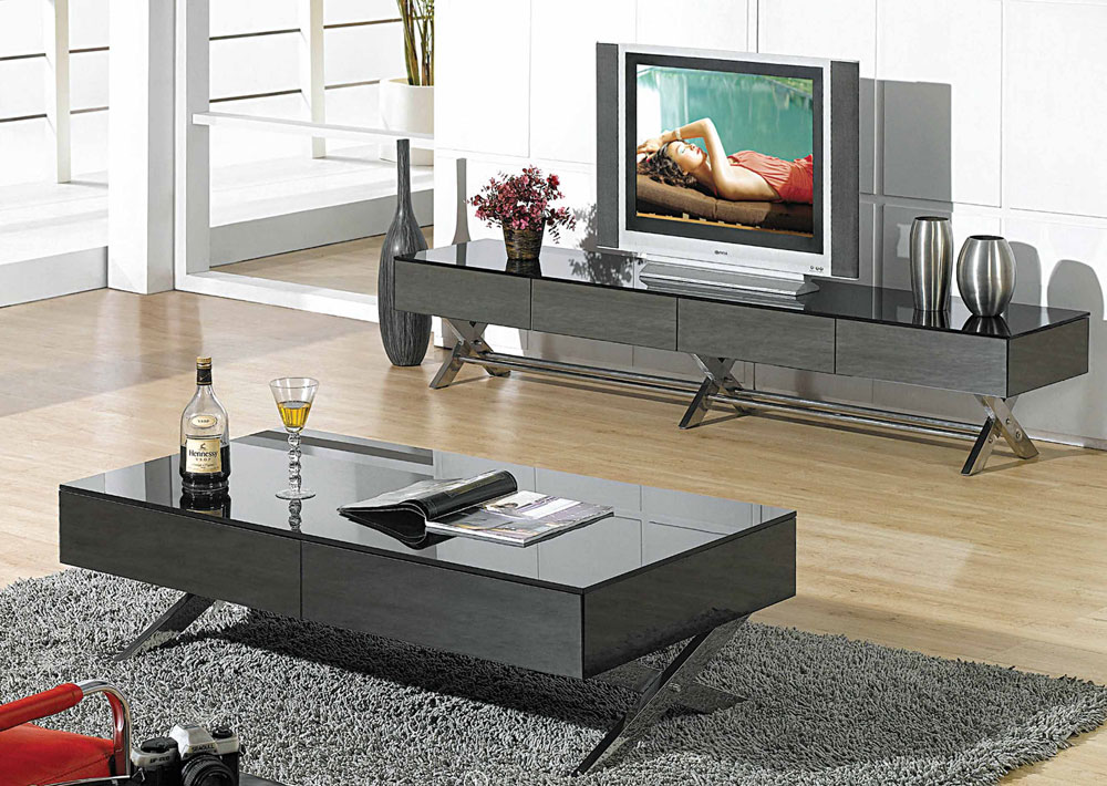 Gray shop coffee table