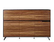 Zebrano Storage Cabinet 496 by Unique Furniture