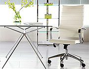 Axel High Back White Office Chair