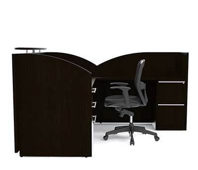 L-Shaped Reception Desk