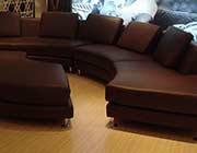 Contemporary Bonded Leather Sectional Sofa Brizio