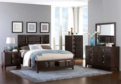 Oriana Contemporary Espresso bed HE222