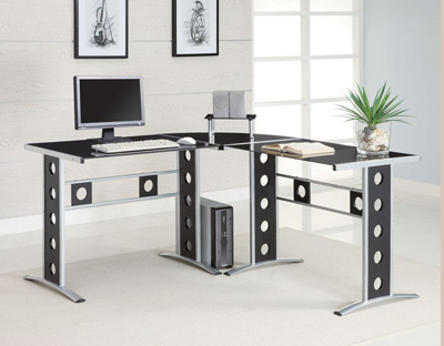 Contemporary L-Shaped Desk CO228