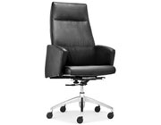 Modern Black Leatherette High Back Office Chair Z-080