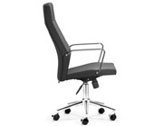 High Back office chair in Black Leatherette Z-145