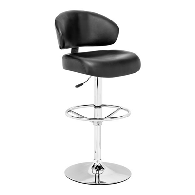Modern Bar Stool Z375 in Black