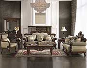 Traditional Chenille fabric Sofa HD 692