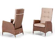 Outdoor dining set Tan Rattan VG497