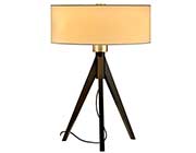 Table Lamp with White Linen NL736