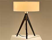 Table Lamp with White Linen NL736