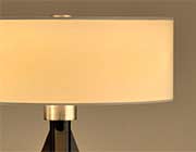 Table Lamp with White Linen NL736