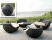 Modern Silver Patio set VG654