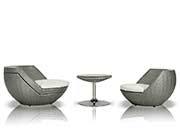 Modern Silver Patio set VG654