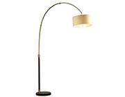 Pecan Arc Floor Lamp NL178