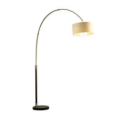 Pecan Arc Floor Lamp NL178