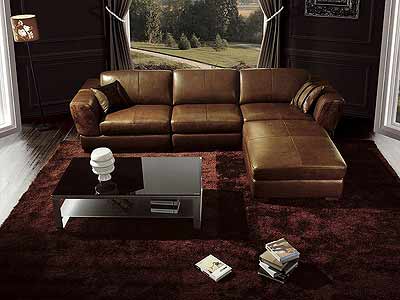 Brown sectional sofa 45
