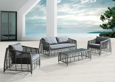 Modern Red Outdoor Set ZU26