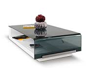 Modern Grey Glass Top Coffee table VG676