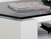 Modern Grey Glass Top Coffee table VG676