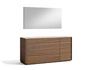 Contemporary Wenge Bed with Led light SJ Paola