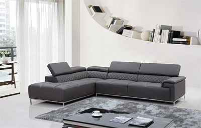 Eco-Leather Sectional Sofa VG82