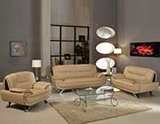 Modern Beige Leather Sofa GU-405