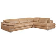 Top Grain Leather Mouton sectional sofa Zena