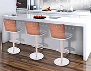 Walnut bar stool ArL Benett