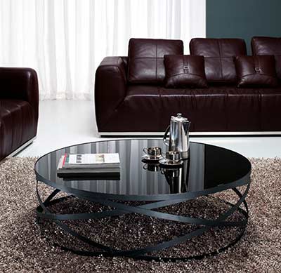 Black Glass coffee table VG 139