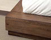 Low Profile Bed with Plank Panel Headboard FA23
