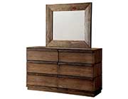 Low Profile Bed with Plank Panel Headboard FA23
