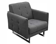 Convertible Grey Tufted Sofa DS 075