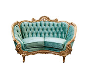 Red Velvet Provincial Sofa 634DO