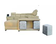 Italian Leather Sectional Sofa EF 312