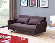 Chocolate Brown Sofa Sleeper NJ 923