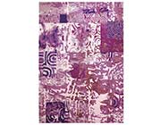 Violet Hand-tufted Wool Rug FR 117