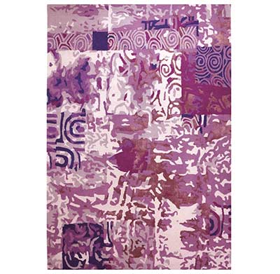 Violet Hand-tufted Wool Rug FR 117