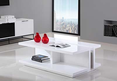 High Gloss White Coffee table BM 31