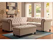 Oatmeal Sectional Sofa CO 222