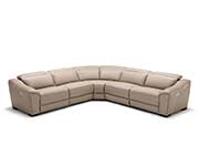 Dark Grey Leather Sectional NJ 775