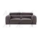 Taupe Italian leather sofa AEK 039