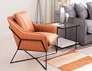 Gray Fabric Lounge Chair Z727