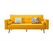 Yellow fabric sofa bed EF 116