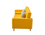 Yellow fabric sofa bed EF 116